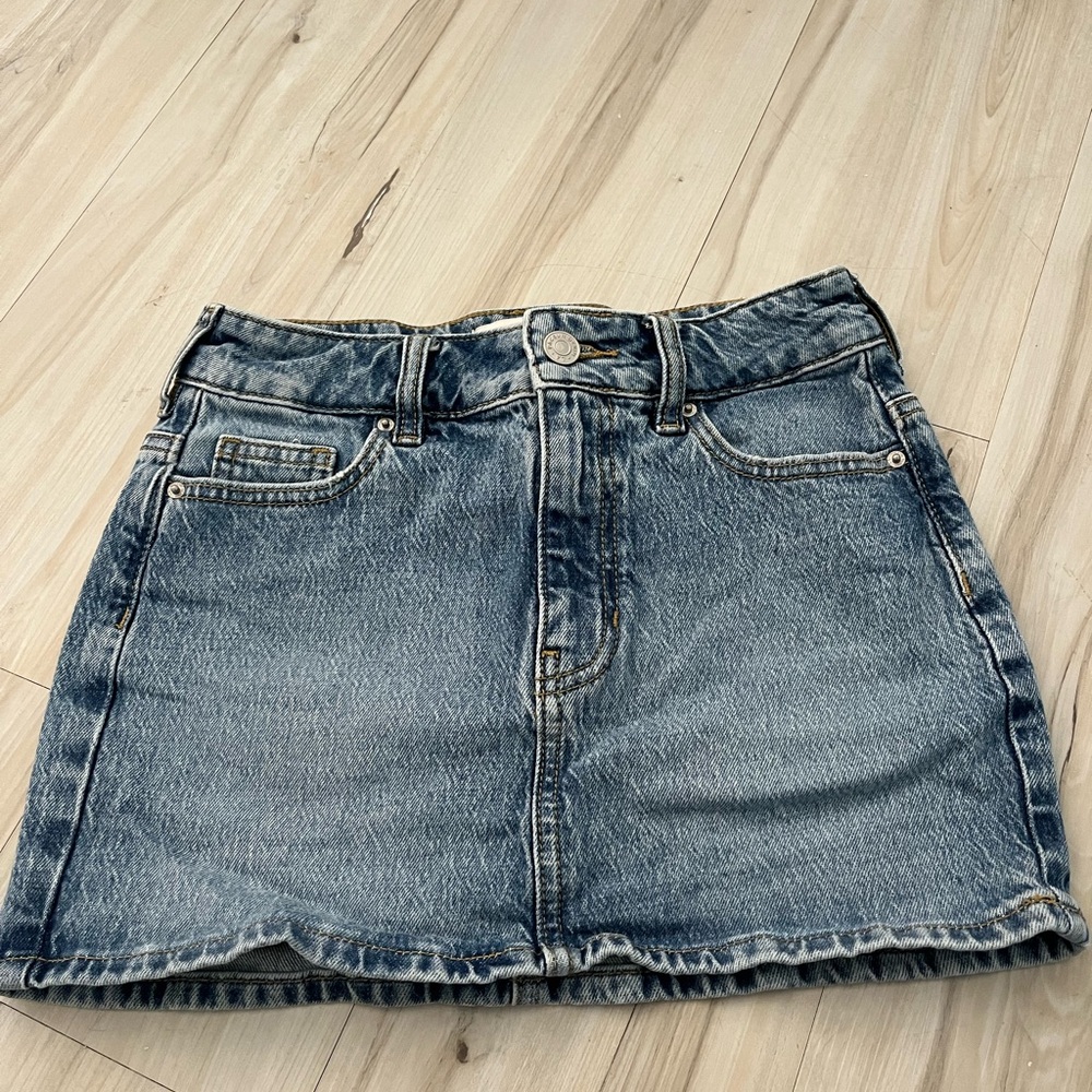 PacSun Blue Denim Mini Skirt